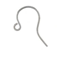 Silver Plated Shepherd Hook Ear Wires – 10 Pairs