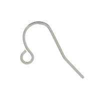 Silver Plated French Hook Ear Wires – Base Metal (20 Pack)
