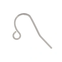 Silver Plated French Hook Ear Wires – Base Metal (20 Pack)