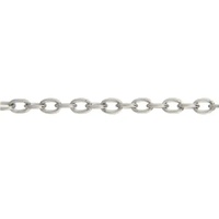 Stainless Steel Fine Cable Chain – 2x1.5mm Links (Sold by the Foot / 30cm)