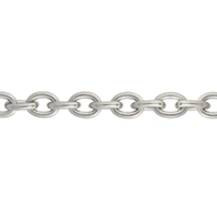 Stainless Steel Fine Cable Chain – 4x3mm Links (Sold by the Foot / 30cm)