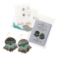 DIY Jewellery Kit – Desert Evening Beaded Fringe Earring Making Kit