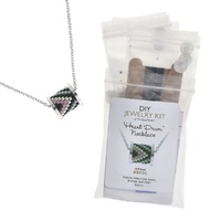 DIY Jewellery Kit – Heart Drum Beaded Necklace Making Kit