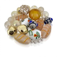 Golden Honey Heirloom Bead Mix – Eclectic Vintage & Artisan Assortment