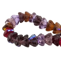 Czech Glass Flower Beads 6x8mm – Vineyard Mix x 10