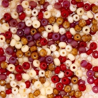 Czech Glass Seed Beads 6/0 Vicuna Flash Mix – 22g Vial