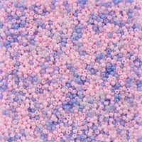 Czech Seed Beads 10/0 – Cotton Candy Mix 22g Vial