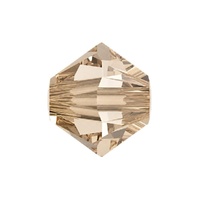 Swarovski Crystal Bicone Beads 4mm - Crystal Golden Shadow