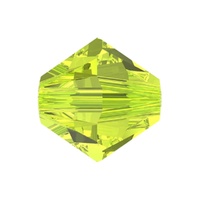 Swarovski Crystal Bicone Beads 4mm - Citrus Green