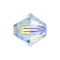 Swarovski Crystal Bicone Beads 4mm - Light Azore AB2X