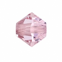 Swarovski Crystal Bicone Beads 4mm - Light Rose Blue Shade