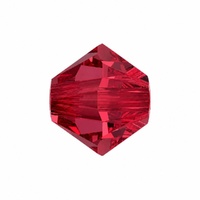 Swarovski Crystal Bicone Beads 6mm - Scarlet