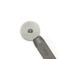 ImpressArt Signature Lotus Metal Design Stamp – 6mm