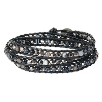 Beaded Wrap Bracelet Making Kit – Black Magic Triple Wrap