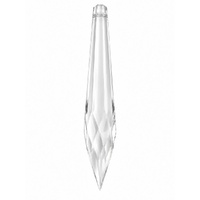 Clear Crystal Icicle Pendant 100mm – Suncatcher Drop