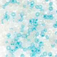 Czech Glass Seed Beads 6/0 Sand Dune Mix – 22g Vial
