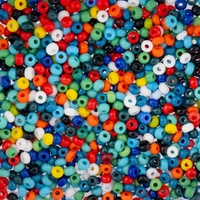 Czech Glass Seed Beads 8/0 Opaque Assorted – 22g Vial
