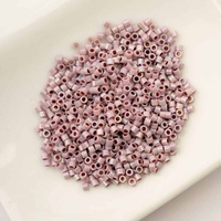 Cylin Glass Cylinder Seed Beads 11/0 – Light Lilac AB – 25g