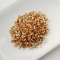 Cylin Glass Cylinder Seed Beads 11/0 – Opaque Toasted Caramel – 25g