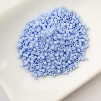 Cylin Glass Cylinder Seed Beads 11/0 – Opaque Bluebell Mist – 25g