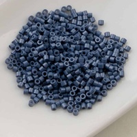 Cylin Glass Cylinder Seed Beads 11/0 – Opaque Blueberry Silkshine – 25g