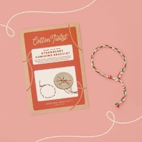 Strawberry Kumihimo Bracelet Making Kit